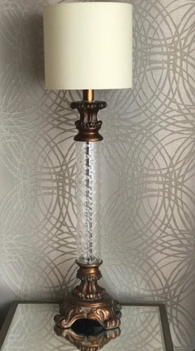Luxurious vintage table lamp - a,