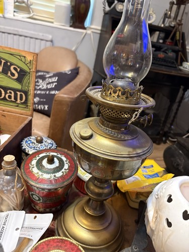 Genuine vintage brass oil - vintage,
