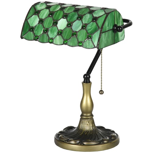 Homcom stained glass table - stained,