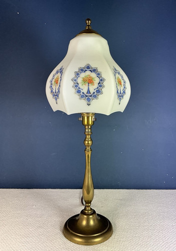 Vintage brass table lamp base - table,