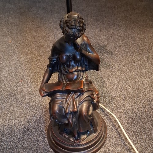 Vintage bronze figurine table - vintage,