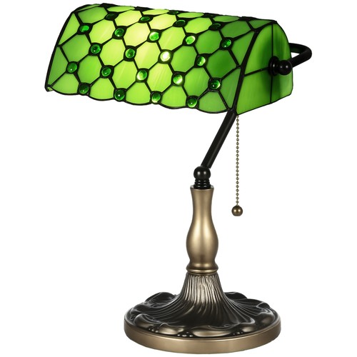 Homcom stained glass table - stained,