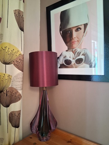 Rare purple italian murano - italian,