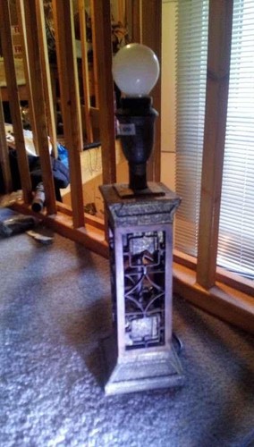 Vintage art deco cast - cast, iron