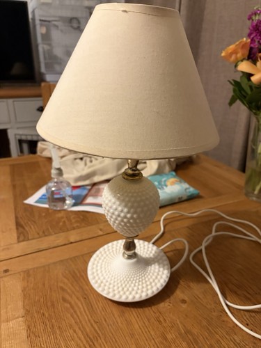 Vintage hobnail milk glass - vintage,