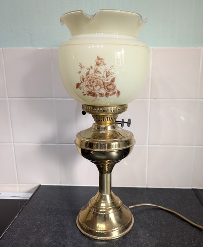 Vintage electric brass table - electric,